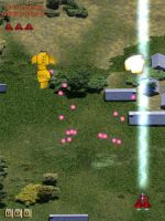 Laser::The laser is particularly useful against groups of weaker enemies but you'll suffer a noticable slowdown.